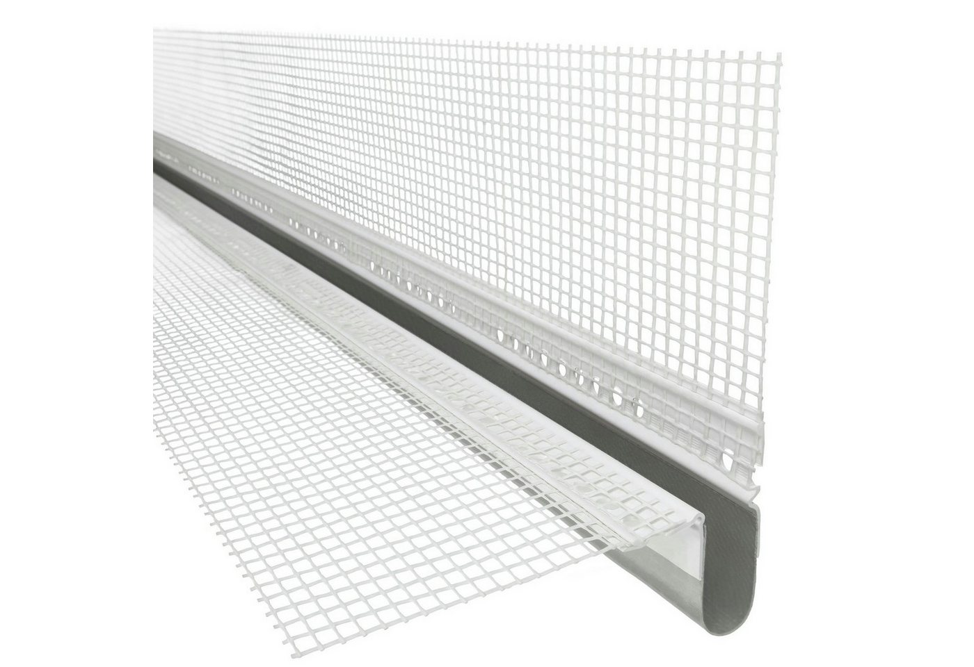 doitBau Profil 20 Stab Dehnfugenprofil V-Form 90° mit Gewebe je 2m (20-St) von doitBau