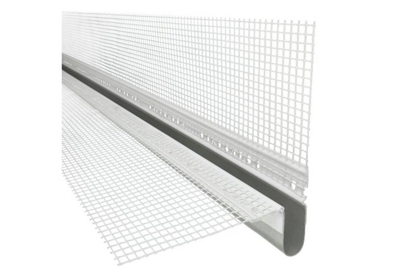 doitBau Profil 20 Stab Dehnfugenprofil V-Form 90° mit Gewebe je 2m (20-St) von doitBau