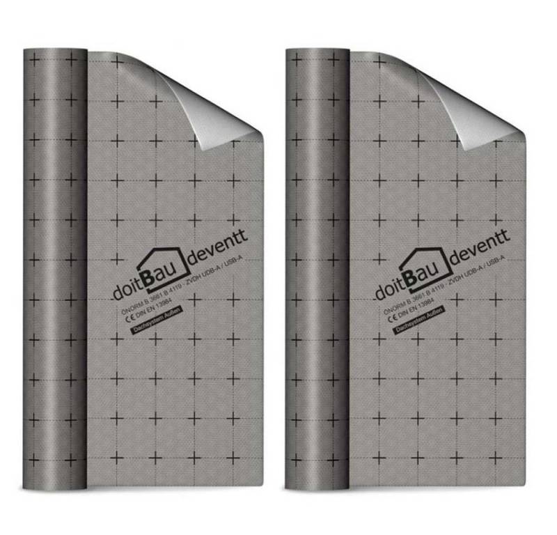 doitBau Unterspannbahn 2 Rollen doitBau deventt SK Unterspannbahn je 1,5m x 50m, (2-St), 100g/m² von doitBau