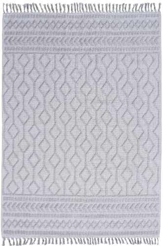 dolce vita Cottony Teppich Serie (132 Grey, 60x90 cm) von dolce vita