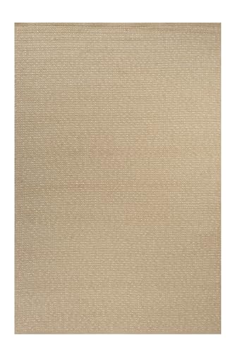 dolce vita Waschbare Jute teppiche Serie (Rustic 691 White, 80x150 cm) von dolce vita