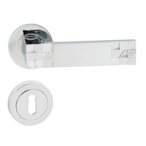 domino Türgriff Drückergarnitur BB-Buntbart Set Rund-Rosette Türklinke für Bürotür, Kellertür & Innentür Türbeschläge aus Znal Chrom Türdrückergarnitur TORO-R M6 domino Türgriff Drückergarnitur BB-Buntbart Set Rund-Rosette Türklinke für Bürotür, Kellertür & Innentür Türbeschläge aus Znal Chrom Türdrückergarnitur TORO-R M6 von domino