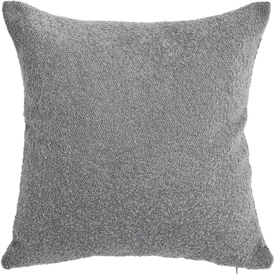done.® Kissenhülle Touch, (1 Stück), Einfarbige Kissenhülle aus weichem Bouclé-Stoff von done.®