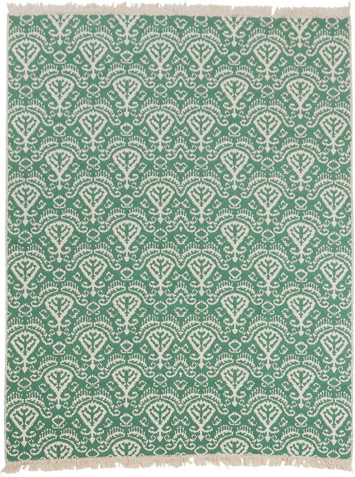 Teppich NIZZA, done.®, rechteckig, Höhe: 8 mm, Flachgewebe, modernes Ethno Design, mit Fransen, waschbar von done.®