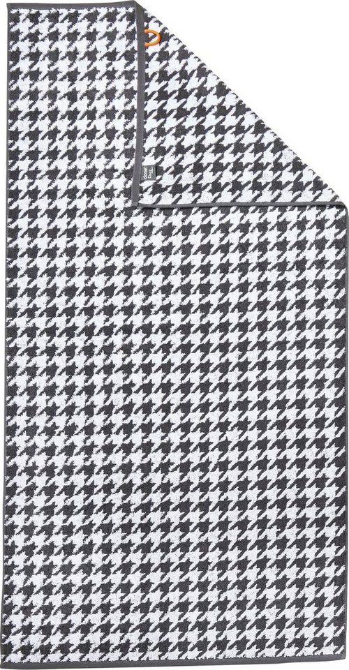 done.® Duschtuch Daily Shapes Bird, Jacquard-Walkfrottier (1-St), Jacquardgewebe, modernes Muster von done.®
