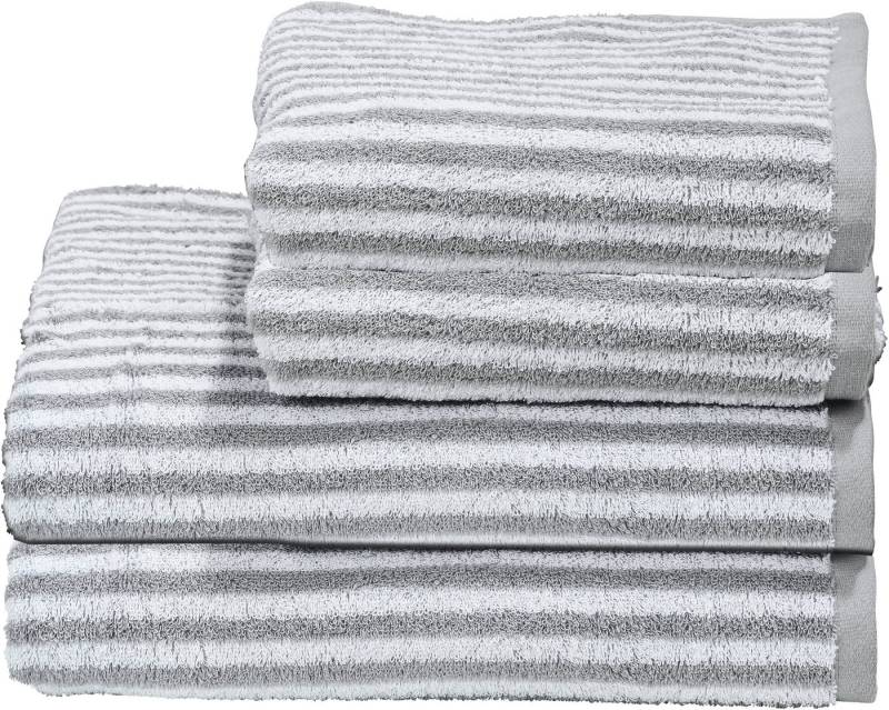 done.® Handtuch Set DAILY SHAPES, Jacquard-Walkfrottier (4-St) von done.®