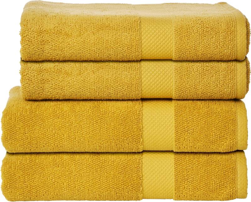 done.® Handtuch Set Deluxe 2x Handtücher (50x100 cm), 2x Duschtücher (70x140 cm), Zwirnfrottee (Set, 4-St), Hotelqualität aus hochwertigem Zwirnfrottier von done.®