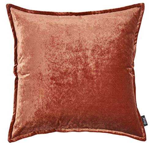 done. Cushion Glam Kissenhülle 45 cm x 45 cm Rust von done.