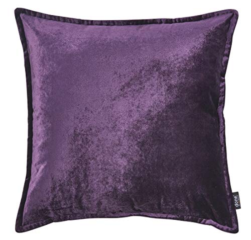 done. Cushion Glam Kissenhülle 65 cm x 65 cm Purple von done.