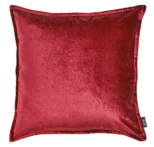 done. Cushion Glam Kissenhülle 65 cm x 65 cm Red von done.