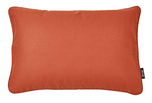 done. Cushion Uni Kissenhülle 40 cm x 60 cm Rust von done.