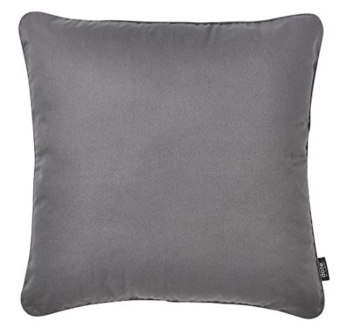 done. Cushion Uni Kissenhülle 65 cm x 65 cm Anthrazit von done.