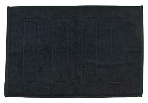 done. Daily Premium-Frottierserie in 29 Farben Badematte Duschvorleger 50 cm x 70 cm schwarz 4203 von done.