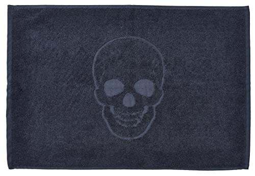 done. Style Badvorleger Skull in 6 Farben 50 cm x 70 cm schwarz von done.