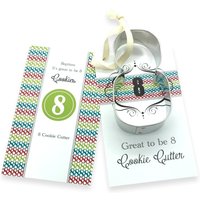 Zahl 8 Ausstechform - It's Great To Be Eight Plätzchen Geburtstagskekse Taufe von doodlebead