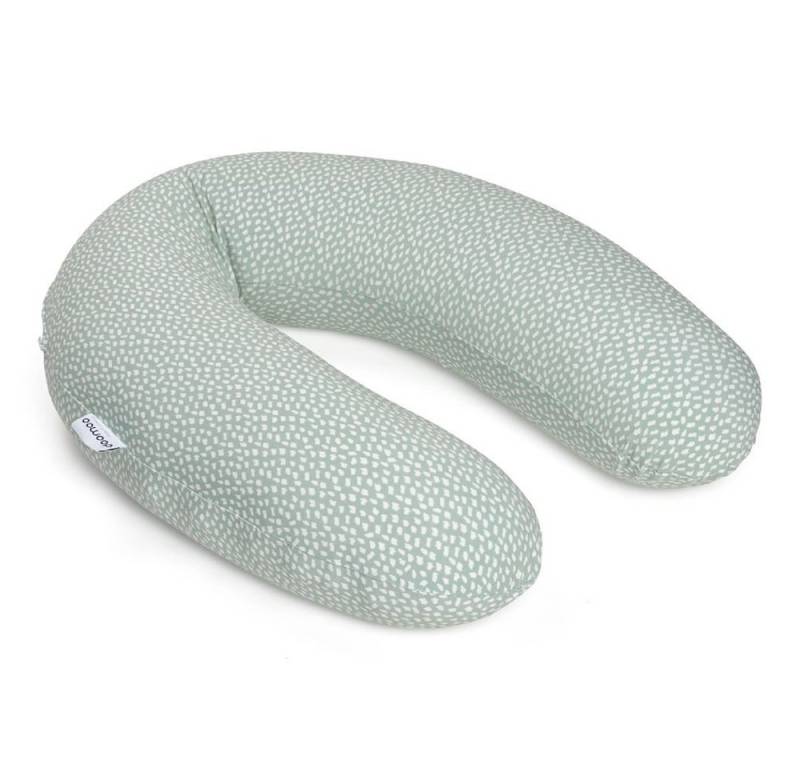 doomoo Stillkissen Buddy - Cloudy Green, Schwangerschaftskissen, Lagerungskissen Seitenschläferkissen 180 cm von doomoo