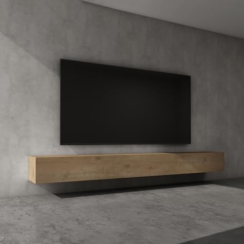 doporro TV Lowboard TV-Schrank Fernsehschrank Holz Hängend oder Stehend Fernsehtisch, TV-Regal für Fernseher Fernsehschrank02 von doporro