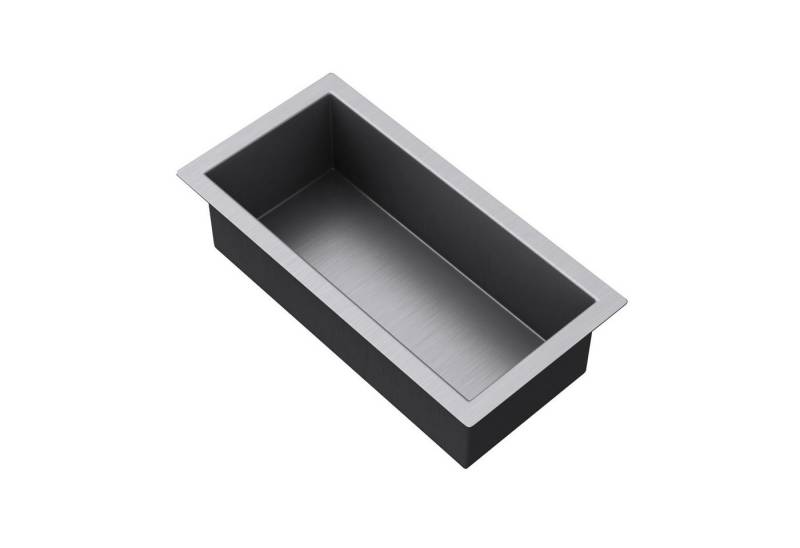 doporro Ablageelement Wandnische Duschwand mit Rand für das Bad aus Edelstahl MBK01 von doporro