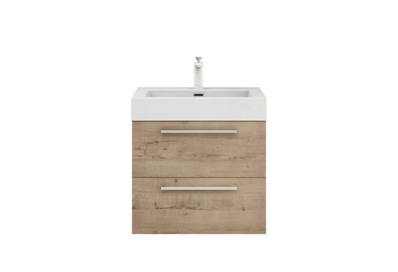 doporro Badezimmer-Set Badmöbel-Set Quadratto Waschbeckenunterschrank Waschplatz von doporro