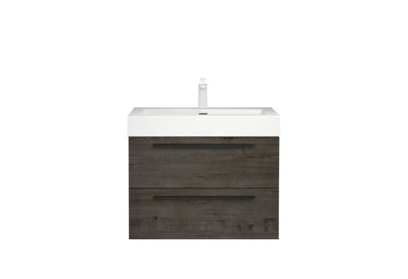 doporro Badezimmer-Set Badmöbel-Set Quadratto Waschbeckenunterschrank Waschplatz von doporro
