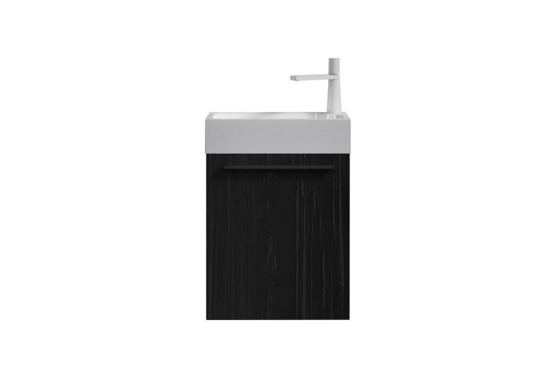 doporro Badezimmer-Set Badmöbel-Set Gäste WC Waschbecken Waschtisch mit Unterschrank PISA von doporro