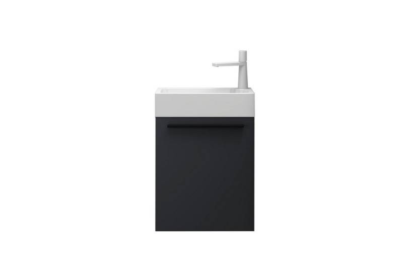 doporro Badezimmer-Set Badmöbel-Set Gäste WC Waschbecken Waschtisch mit Unterschrank PISA von doporro