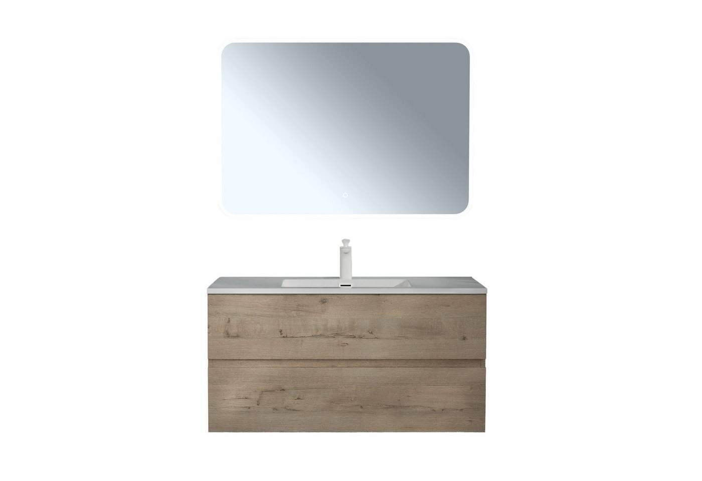 doporro Badmöbel-Set Badezimmermöbel Badezimmer Waschbecken Waschtisch Spiegel Aqualis doporro Badmöbel-Set Badezimmermöbel Badezimmer Waschbecken Waschtisch Spiegel Aqualis von doporro