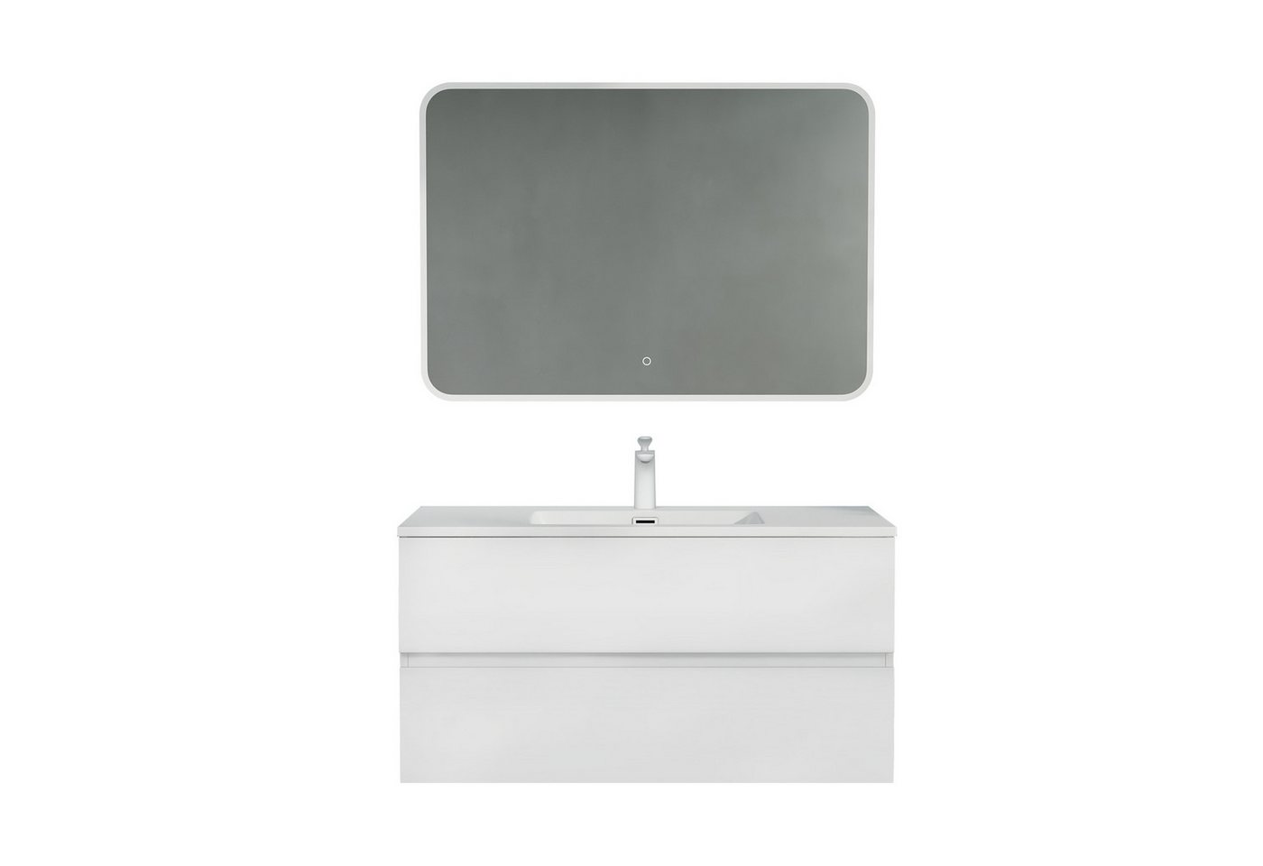 doporro Badmöbel-Set Badezimmermöbel Badezimmer Waschbecken Waschtisch Spiegel Aqualis doporro Badmöbel-Set Badezimmermöbel Badezimmer Waschbecken Waschtisch Spiegel Aqualis von doporro