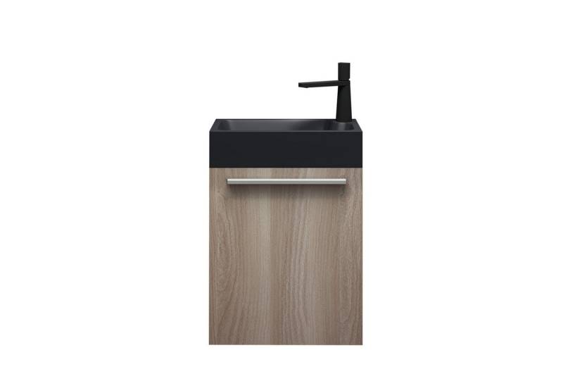 doporro Badmöbel-Set Badezimmerschrank Badmöbel-Set Waschbeckenunterschrank Pisa von doporro