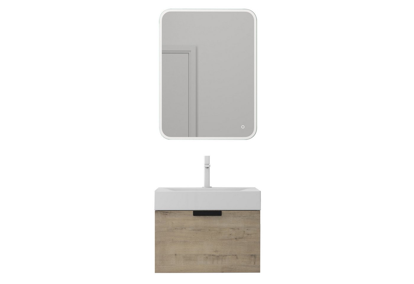 doporro Badmöbel-Set Design Waschtisch-Unterschrank Soft-Close Badschrank-Set Lonato, Soft-Close Mechanismus doporro Badmöbel-Set Design Waschtisch-Unterschrank Soft-Close Badschrank-Set Lonato, Soft-Close Mechanismus von doporro