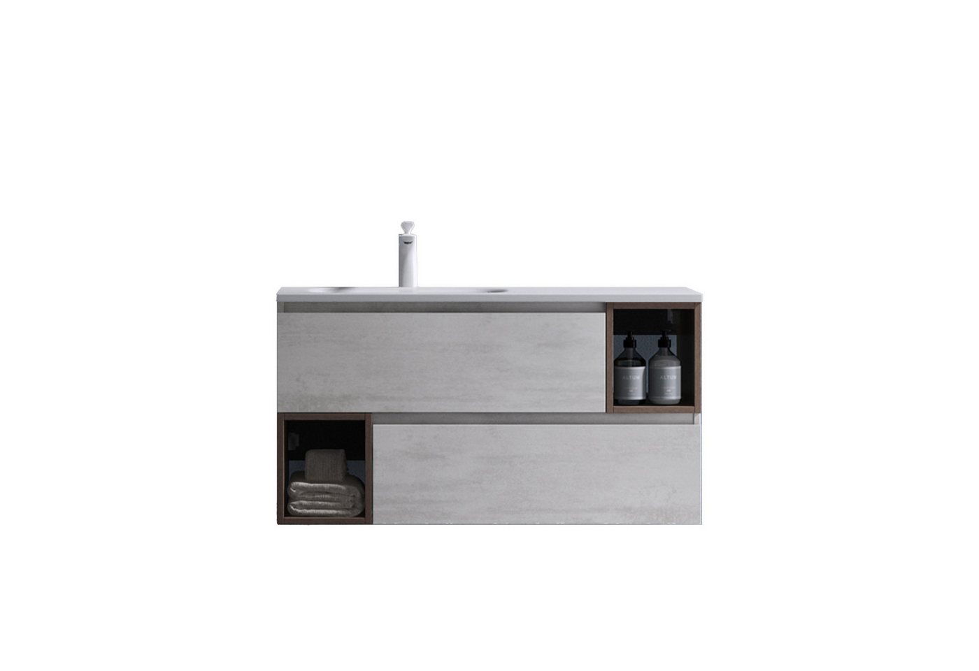 doporro Badmöbel-Set Design Waschplatz Gemini Badmöbel-Set Unterschrank Wandmontage doporro Badmöbel-Set Design Waschplatz Gemini Badmöbel-Set Unterschrank Wandmontage von doporro