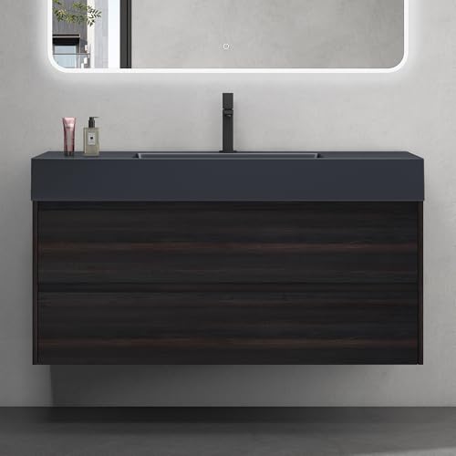 doporro Badmöbel set Waschtisch mit Unterschrank Waschbeckenunterschrank 120x48x63cm inkl. Waschbecken Badmöbel-Set Dunkelbraun Waschbecken-Unterschrank Wandmontage Deep doporro Badmöbel set Waschtisch mit Unterschrank Waschbeckenunterschrank 120x48x63cm inkl. Waschbecken Badmöbel-Set Dunkelbraun Waschbecken-Unterschrank Wandmontage Deep von doporro