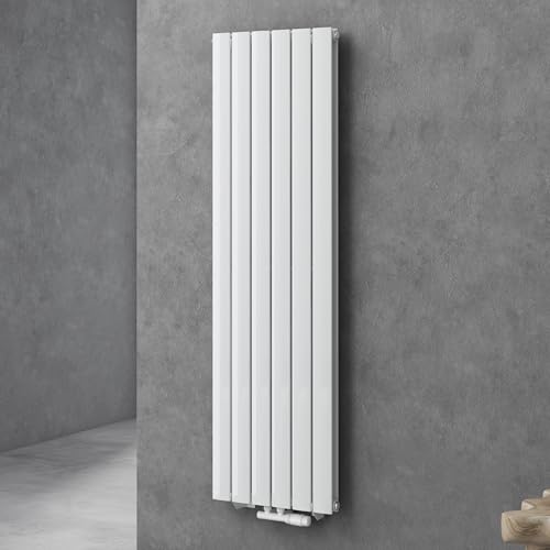doporro Vertikal Badeizkörper Badheizung 160x46cm Weiß | Doppellagig Heizkörper Flachheizkörper Mittelanschluss | Flach Paneelheizkörper 1540Watt von doporro