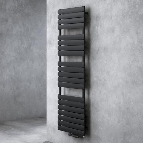 doporro Badheizkörper Heizkörper Bad Design Badheizung Flachheizkörper 180x50cm Anthrazit Paneelheizkörper Einlagig Horizontal 2in1 Mittelanschluss oder Seitenanschluss FH von doporro