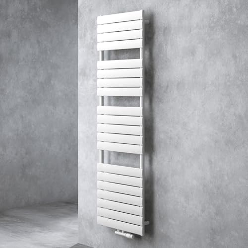 doporro Badheizkörper Heizkörper Bad Design Badheizung Flachheizkörper 180x50cm Weiß Paneelheizkörper Einlagig Horizontal 2in1 Mittelanschluss oder Seitenanschluss FH von doporro