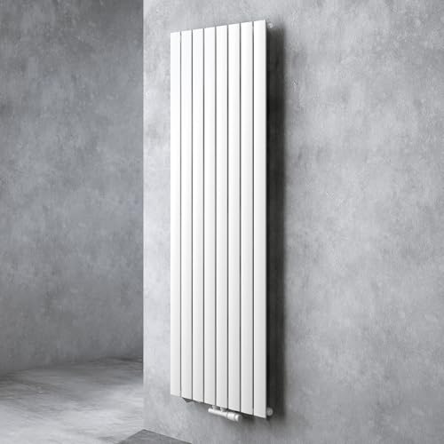 doporro Vertikal Badeizkörper Badheizung ‎180x61cm Weiß | Einlagig Heizkörper Flachheizkörper Mittelanschluss | Flach Paneelheizkörper 1190Watt von doporro