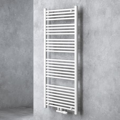 doporro Design Badheizung gerade 140x60cm Weiß Röhrenheizkörper Horizontal 2in1 Mittelanschluss oder Seitenanschluss Badheizkörper doporro Design Badheizung gerade 140x60cm Weiß Röhrenheizkörper Horizontal 2in1 Mittelanschluss oder Seitenanschluss Badheizkörper von doporro