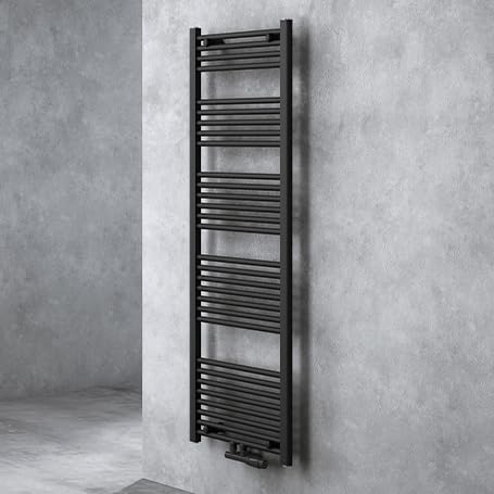 doporro Design Badheizung gerade 160x50cm Anthrazit Röhrenheizkörper Horizontal 2in1 Mittelanschluss oder Seitenanschluss Badheizkörper von doporro