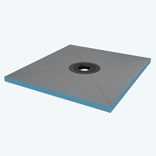 doporro Duschelement befliesbar mit Gefälle 90x100x4cm in Beton Grau Duschboard Zuschneidbar mit Ablaufrinne waagerechter Ablauf bodeneben und barrierefrei einbaubar XPS doporro Duschelement befliesbar mit Gefälle 90x100x4cm in Beton Grau Duschboard Zuschneidbar mit Ablaufrinne waagerechter Ablauf bodeneben und barrierefrei einbaubar XPS von doporro