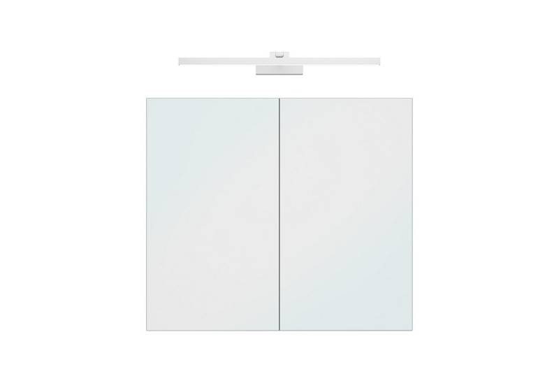 doporro Spiegelschrank Wandschrank in Hängeschrank mit LED Spiegelbeleuchtung Strahlenschön doporro Spiegelschrank Wandschrank in Hängeschrank mit LED Spiegelbeleuchtung Strahlenschön von doporro