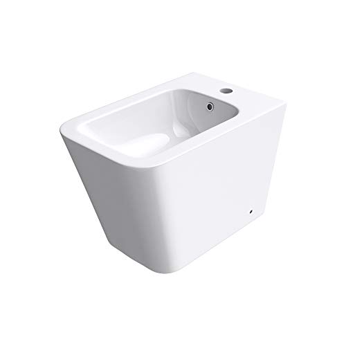 doporro WC-Bidet S-Düren112 Weiß 55x36x41cm aus Keramik Stand-Bidet mit Überlauf von doporro