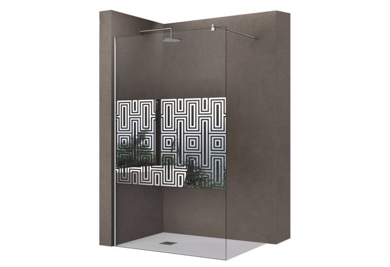 doporro Walk-in-Dusche Duschwand für Dusche Duschabtrennung ESG Mit NANO, Einscheibensicherheitsglas von doporro