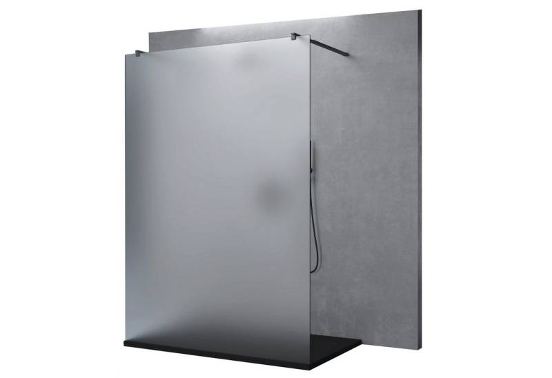 doporro Walk-in-Dusche Walk-In Duschwand 10mm ESG-Sicherheitsglas Nanobeschichtung, Einscheibensicherheitsglas von doporro