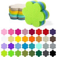 Blume Filz Untersetzer - Tassenuntersetzer Glasuntersetzer Platzset 11-15-20-25-35 50 Farben Vegan & Waschbar von doppelidee