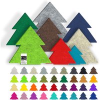 Tannenbaum/Christbaum Filz Deckchen - Untersetzer Deko Glasuntersetzer Vegan & Waschbar Farbwahl von doppelidee