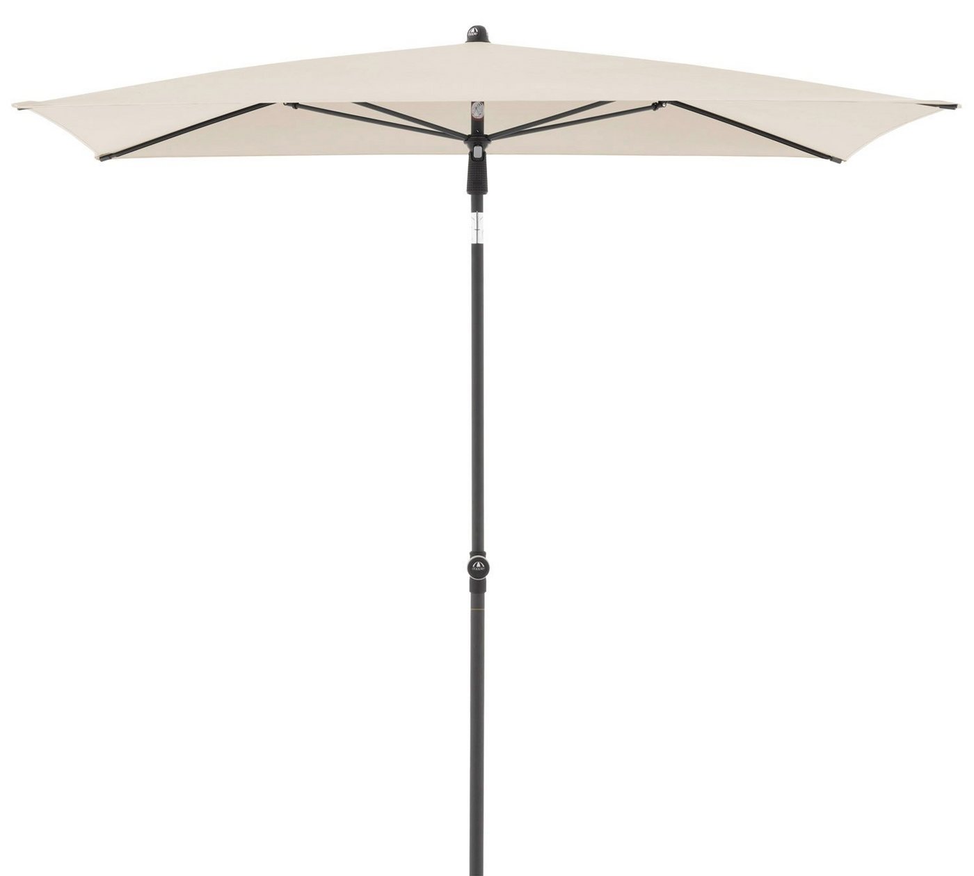 doppler® Sonnenschirm ACTIVE, H 237 cm, Stahl, Beige, Neigbar, Höhenverstellbar, Polyesterschirm, ohne Schirmständer von doppler®