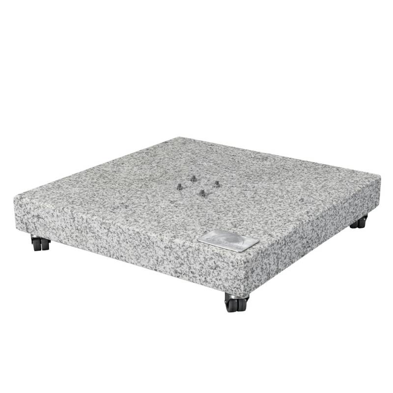 doppler Granitplatte rollbar 140 kg, Hellgrau von doppler