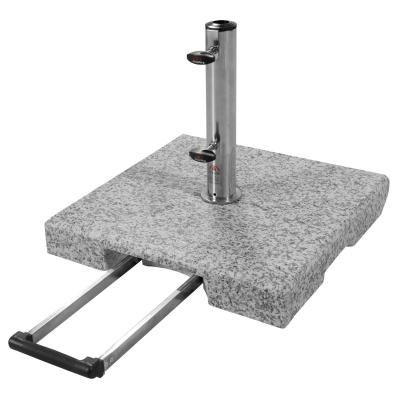 doppler Granitsockel ACTIVE Trolley 30 kg, Hellgrau von doppler