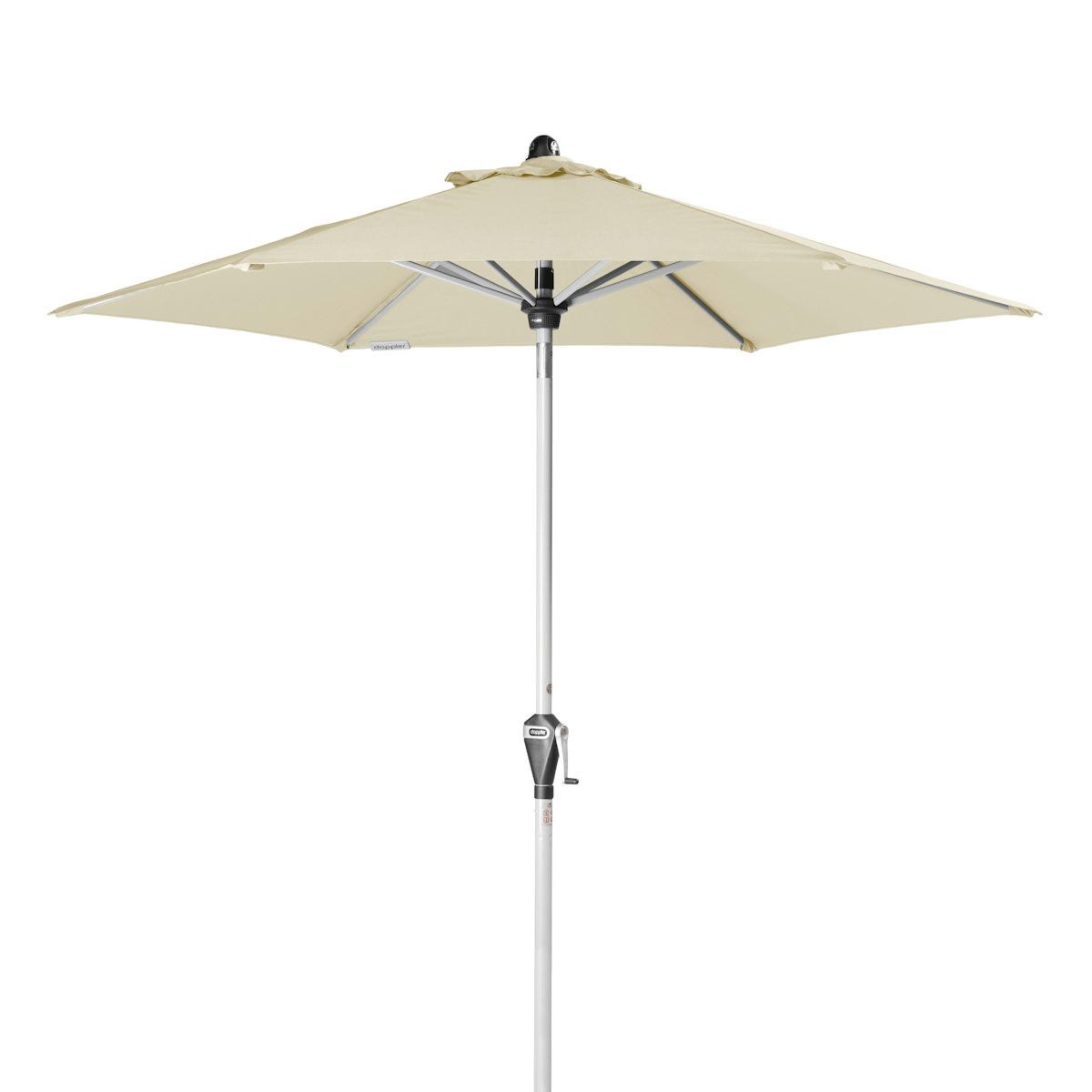 doppler Mittelmastschirm ACTIVE 210 Auto-Tilt, Aluminium Silber / Polyester 180 g/m² Natur doppler Mittelmastschirm ACTIVE 210 Auto-Tilt, Aluminium Silber / Polyester 180 g/m² Natur von doppler