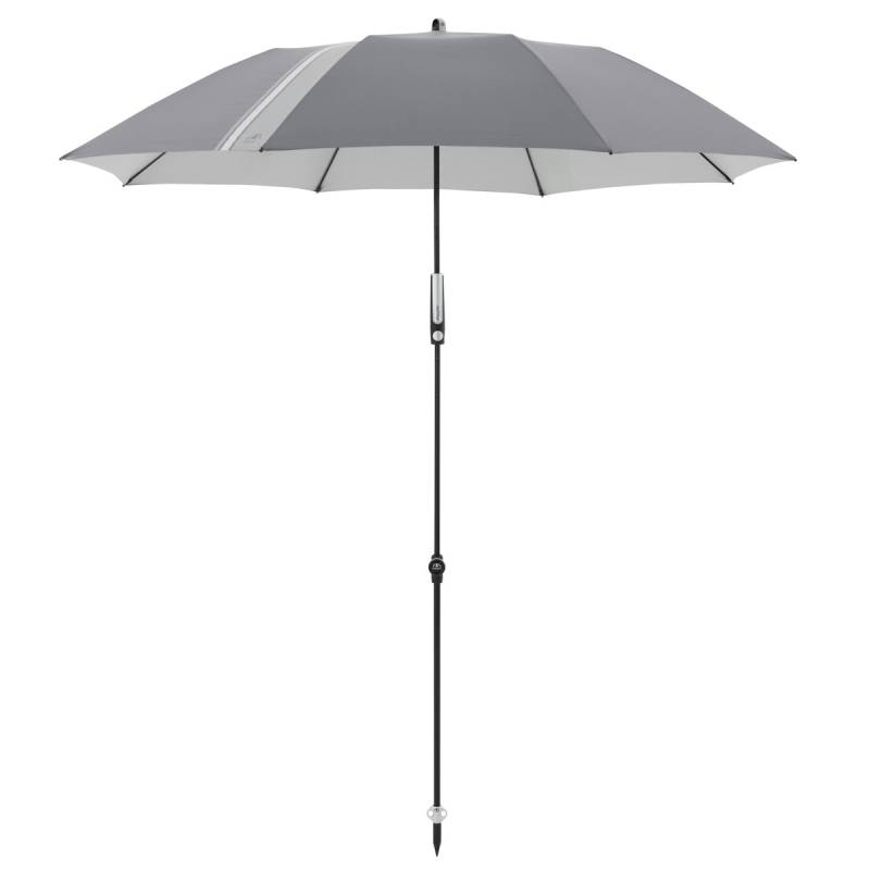 doppler Mittelmastschirm EXPERT 160 Manual Multi, Aluminium Anthrazit / 100 % Polyester 70 g/m² Anthrazit von doppler